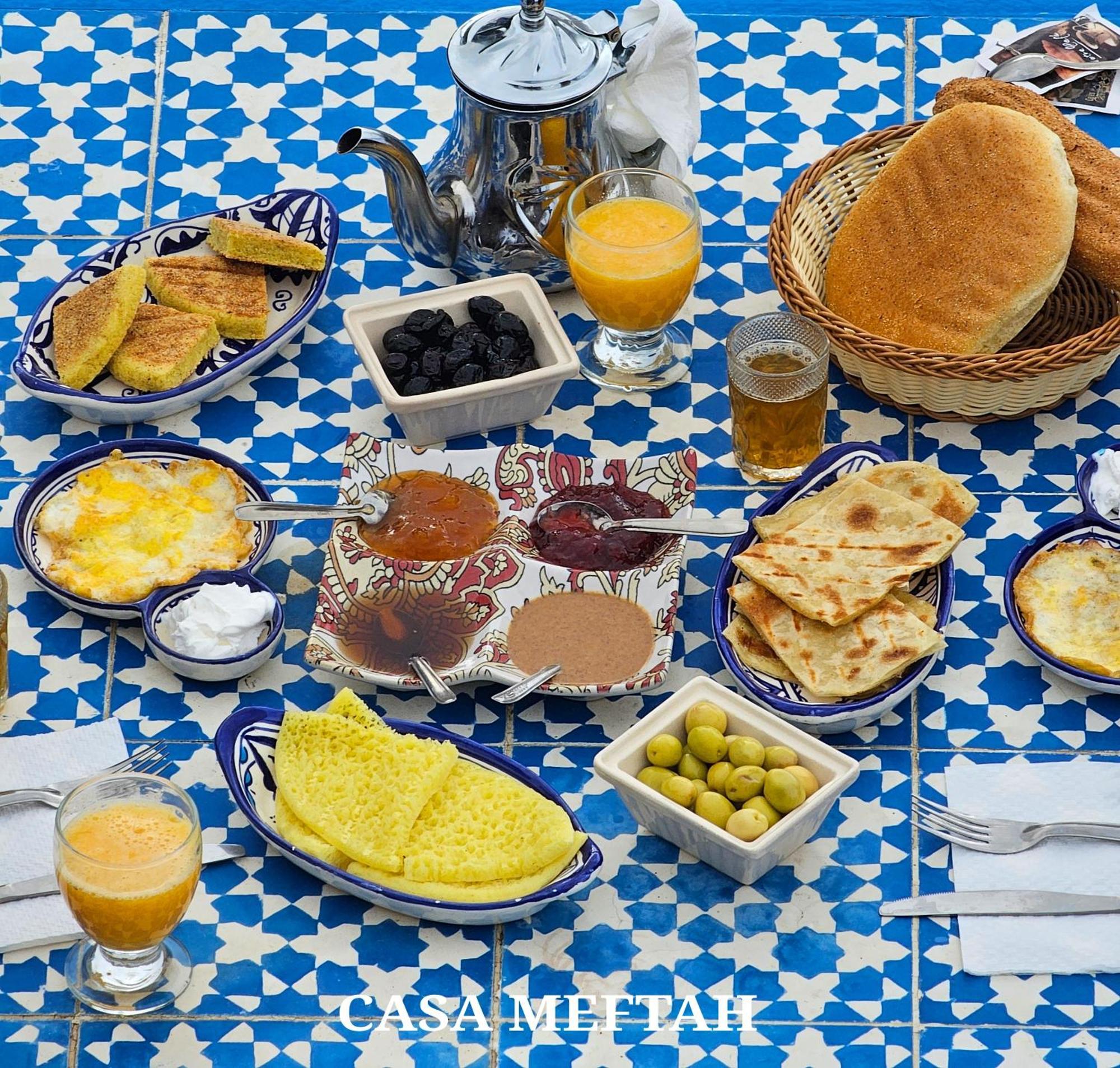 Apartmán Casa Meftah Blue Šafšawán Exteriér fotografie
