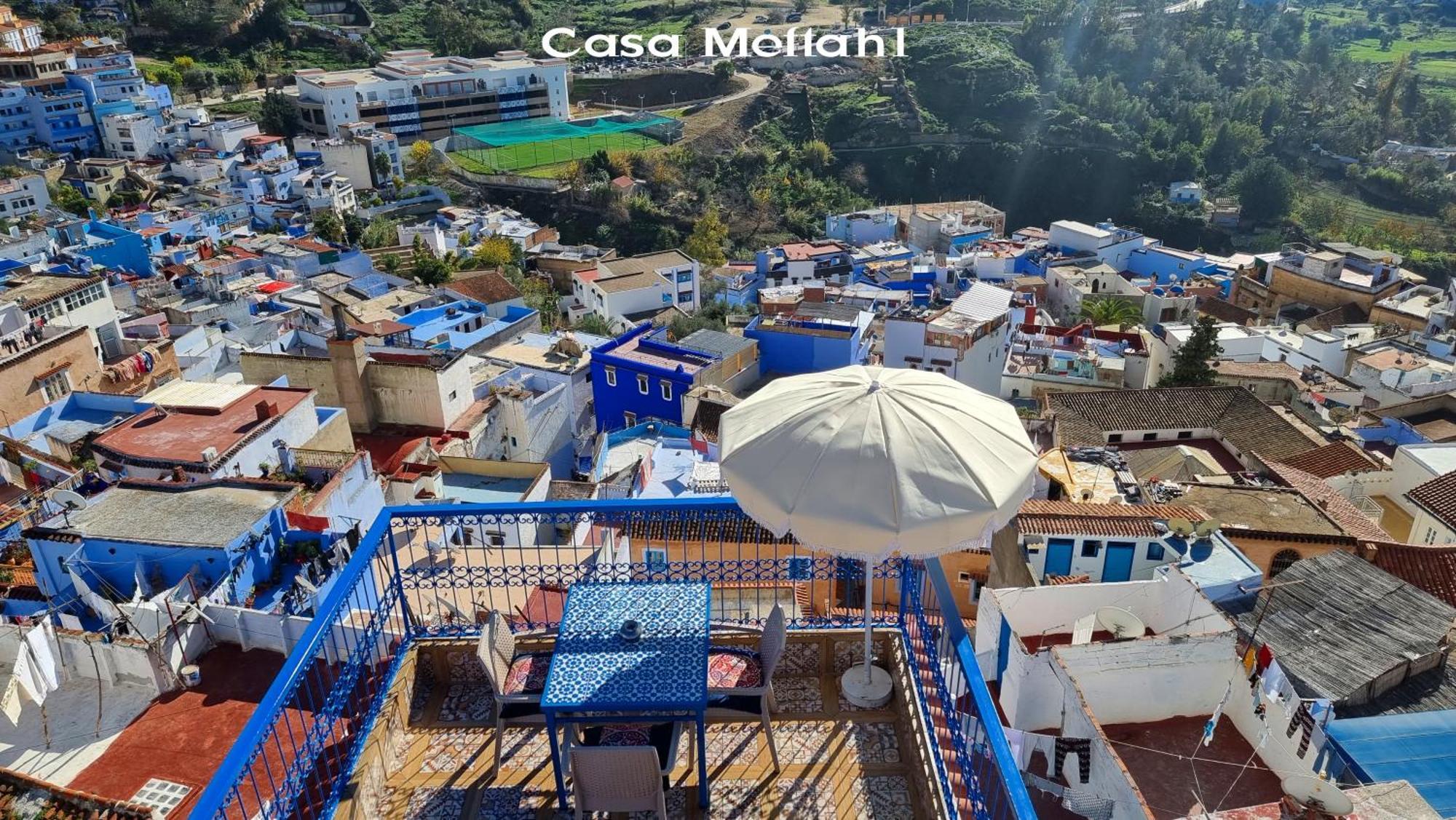 Apartmán Casa Meftah Blue Šafšawán Exteriér fotografie
