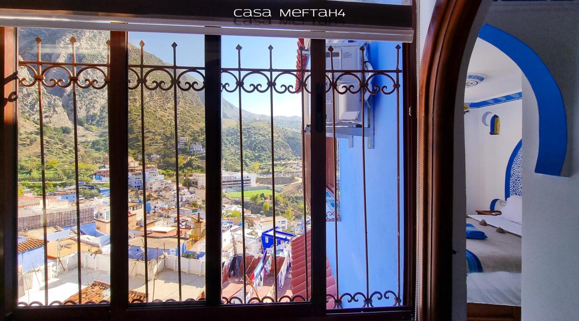 Apartmán Casa Meftah Blue Šafšawán Exteriér fotografie