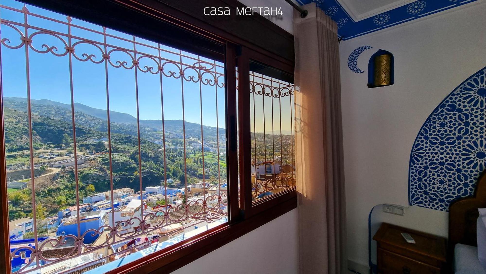 Apartmán Casa Meftah Blue Šafšawán Exteriér fotografie
