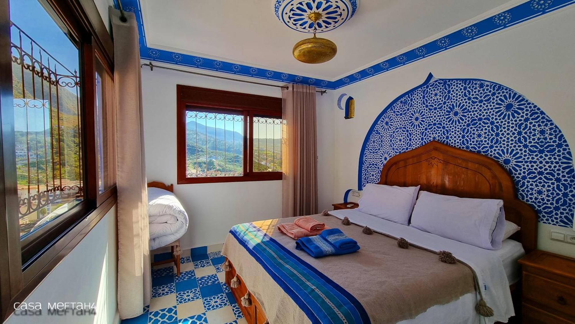 Apartmán Casa Meftah Blue Šafšawán Exteriér fotografie