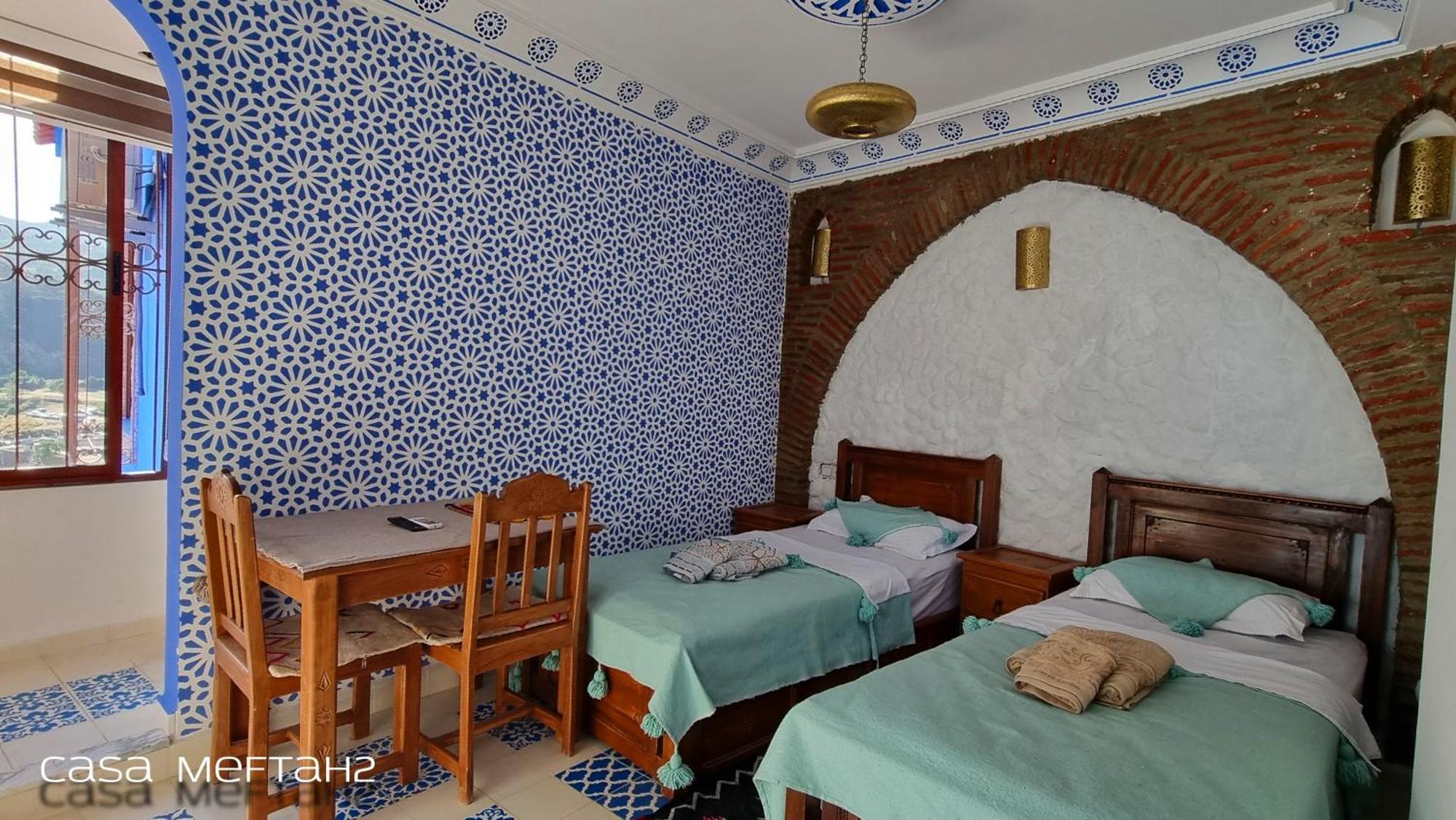 Apartmán Casa Meftah Blue Šafšawán Exteriér fotografie
