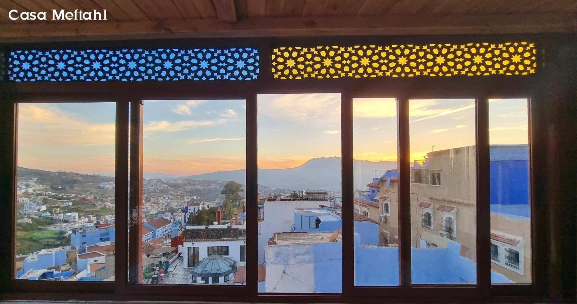 Apartmán Casa Meftah Blue Šafšawán Exteriér fotografie