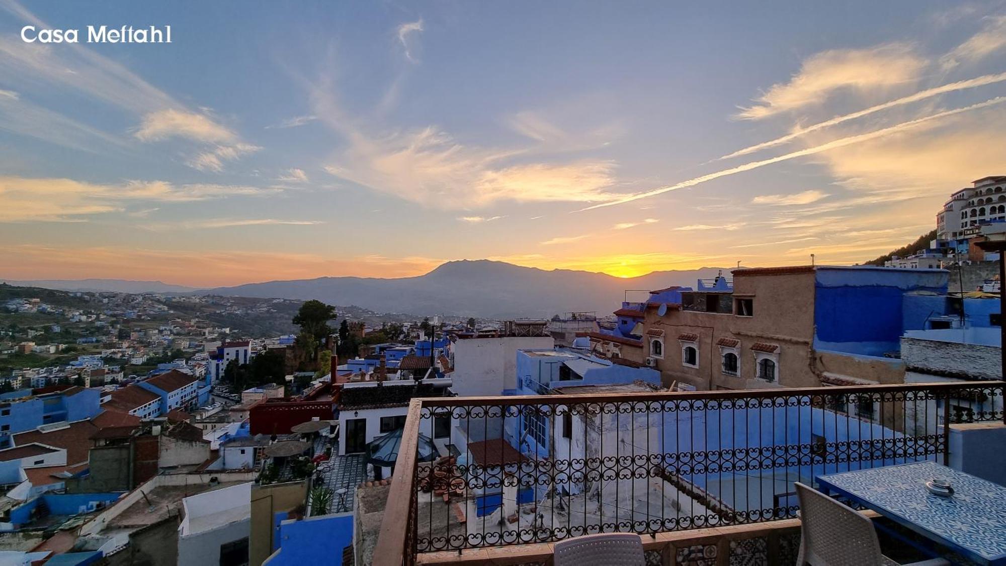 Apartmán Casa Meftah Blue Šafšawán Exteriér fotografie