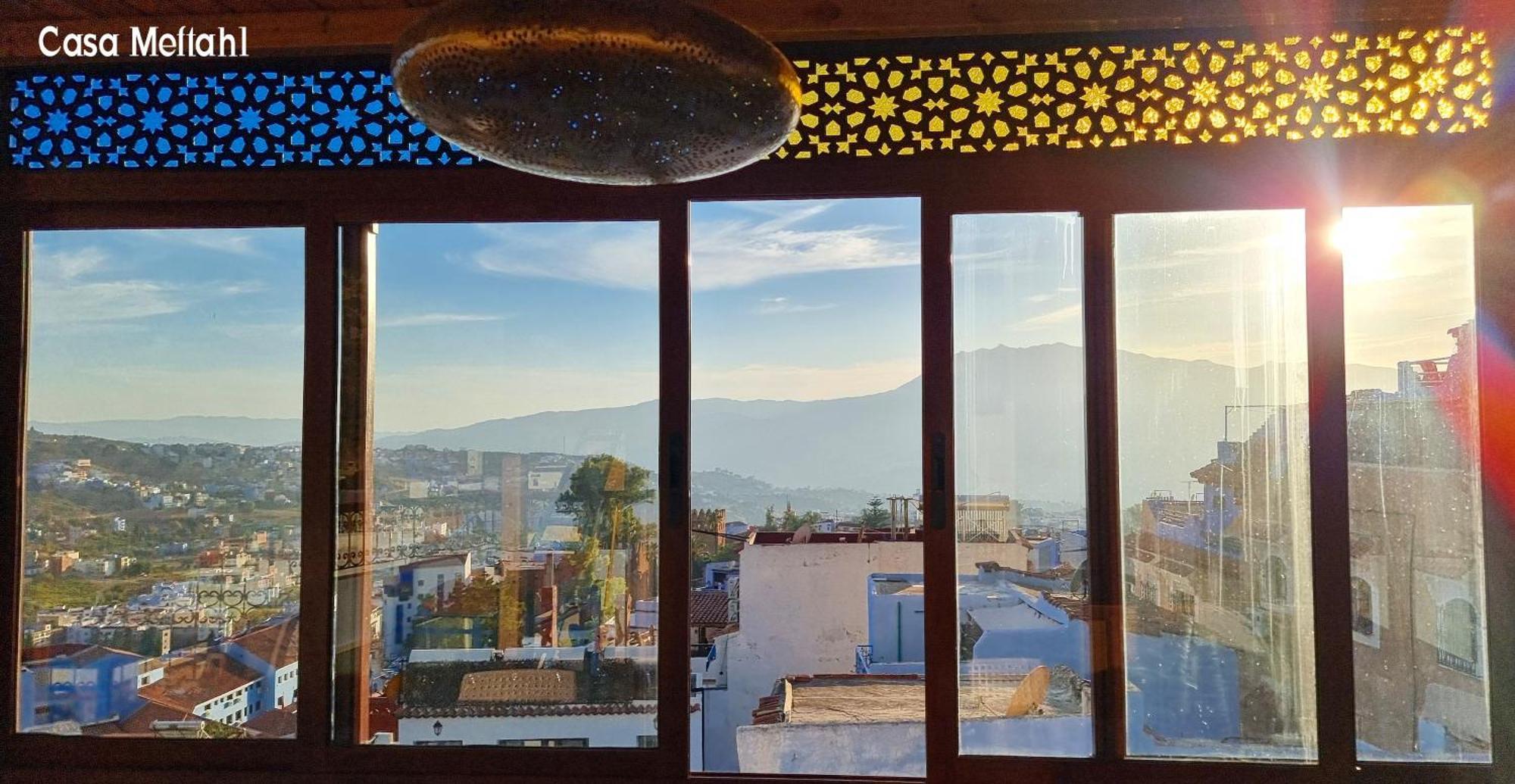 Apartmán Casa Meftah Blue Šafšawán Exteriér fotografie