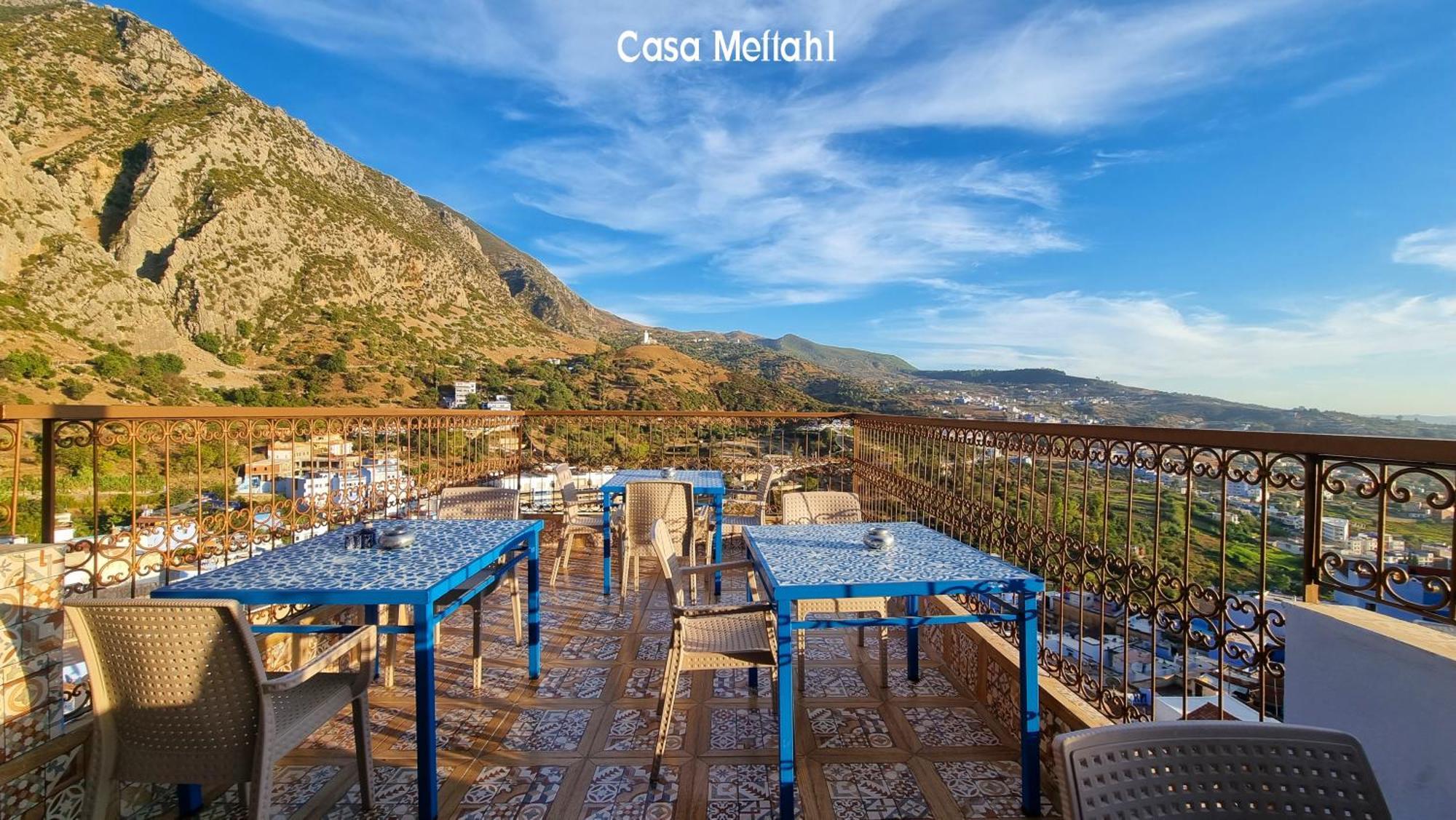 Apartmán Casa Meftah Blue Šafšawán Exteriér fotografie
