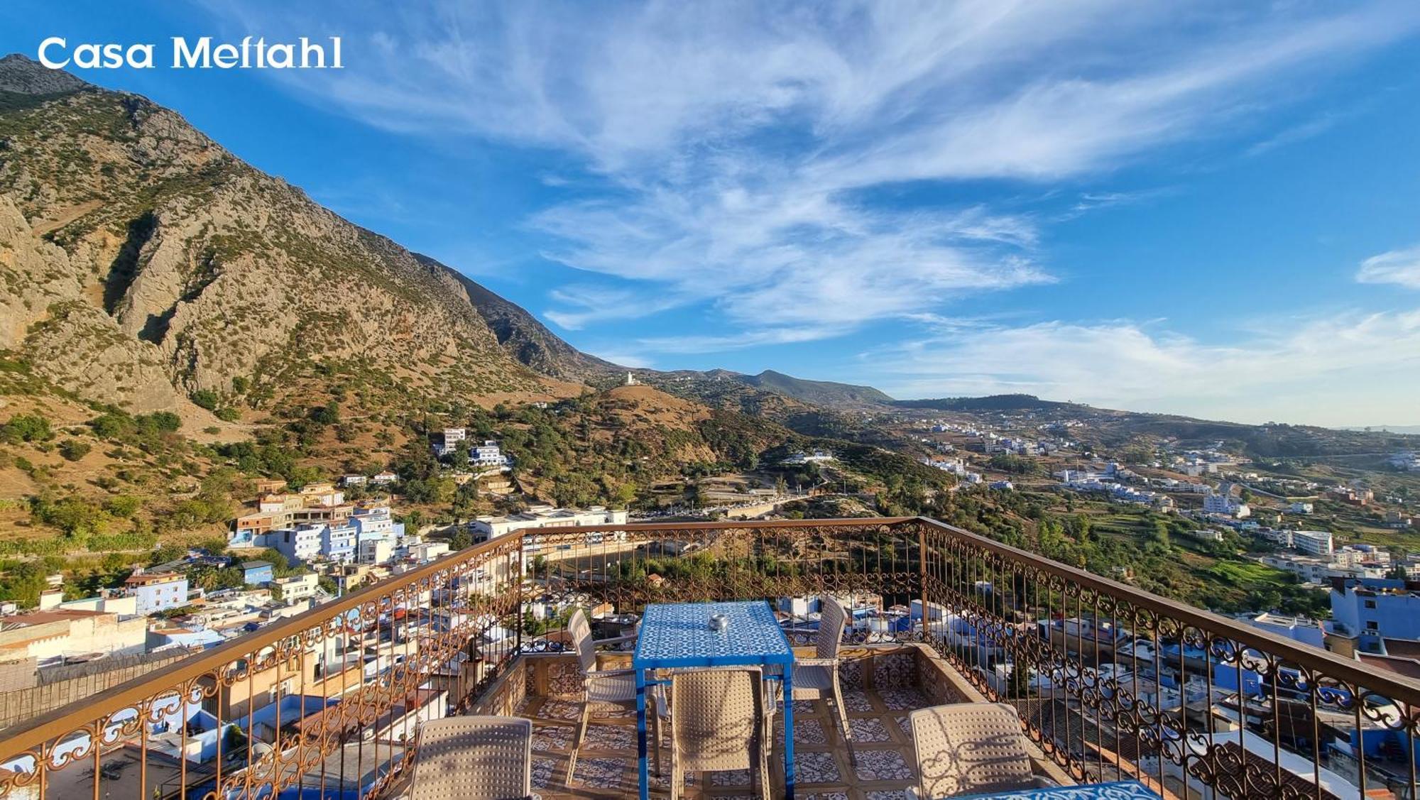 Apartmán Casa Meftah Blue Šafšawán Exteriér fotografie