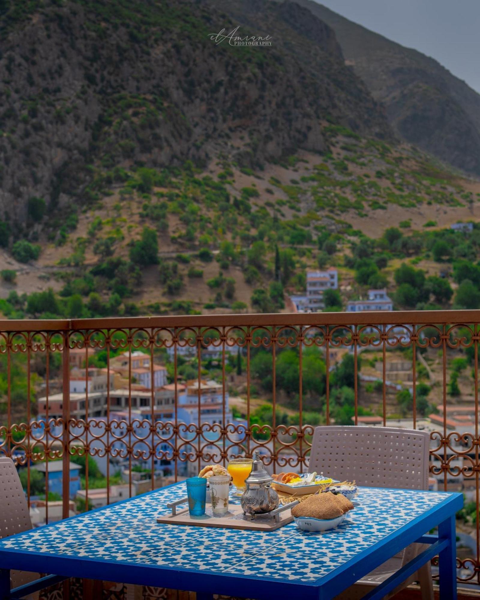 Apartmán Casa Meftah Blue Šafšawán Exteriér fotografie