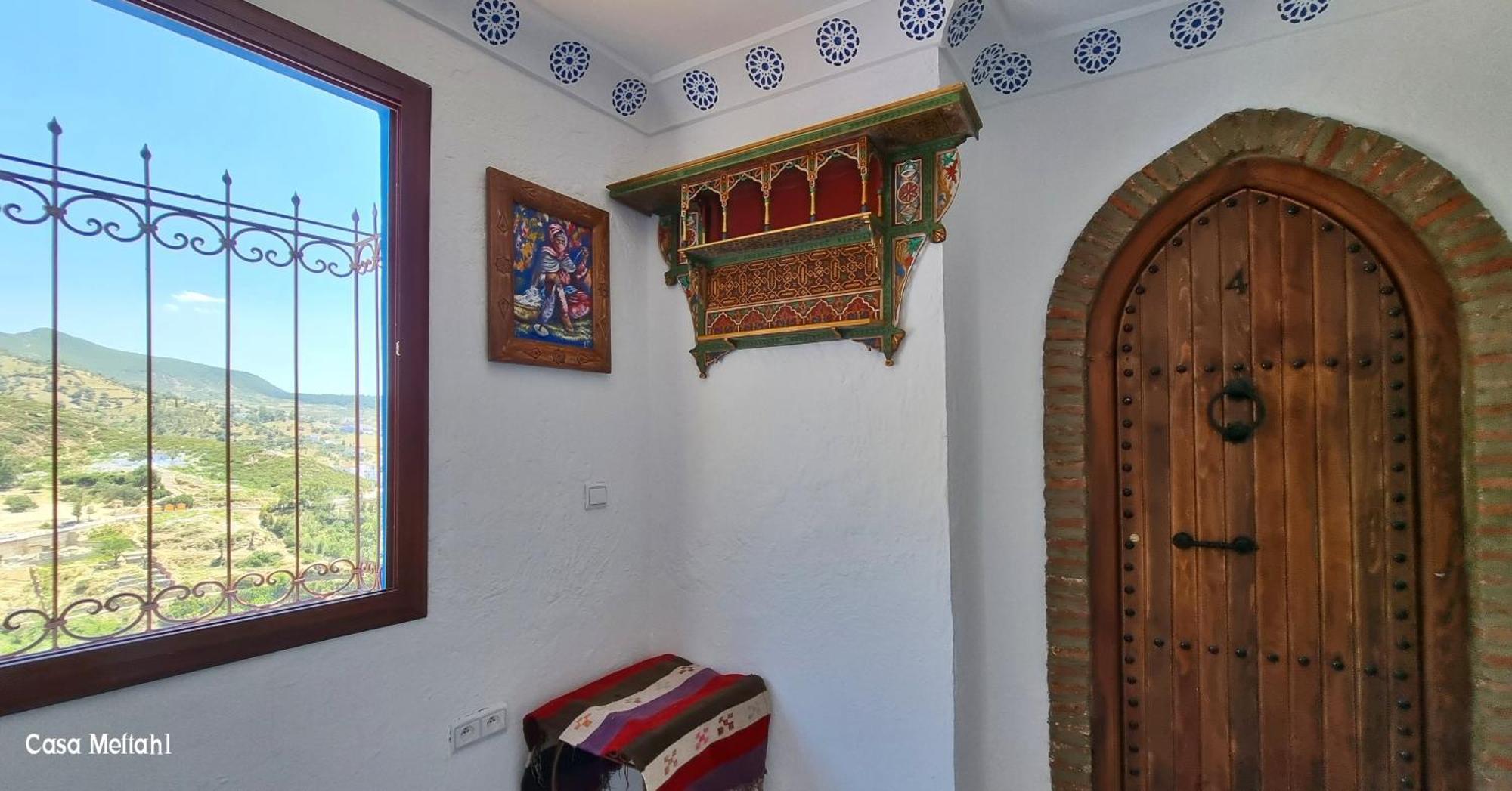 Apartmán Casa Meftah Blue Šafšawán Exteriér fotografie